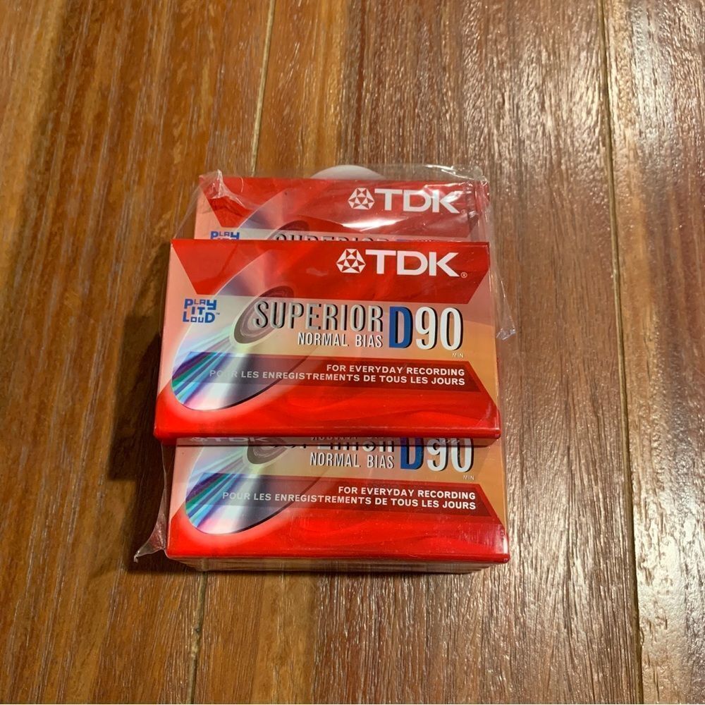 TDK Superior D90 Normal Bias Cassette Tapes (9)
